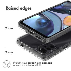 Accezz Xtreme Impact Backcover für das Motorola Moto G22 - Transparent
