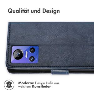 iMoshion Luxuriöse Klapphülle für das Realme GT Neo 3 - Dunkelblau