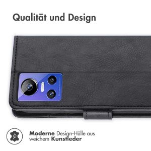 iMoshion Luxuriöse Klapphülle für das Realme GT Neo 3 - Schwarz