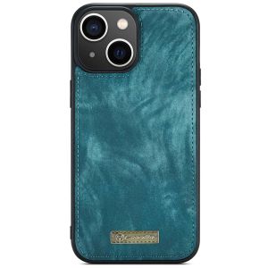CaseMe Luxuriöse 2-in-1-Portemonnaie-Klapphülle Leder für das iPhone 14 - Grün
