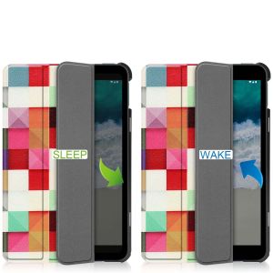 iMoshion Design Trifold Klapphülle für das Nokia T10 - Various Colors
