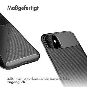 iMoshion Carbon-Hülle für das iPhone 11 - Schwarz
