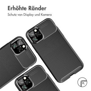 iMoshion Carbon-Hülle für das iPhone 11 Pro - Schwarz