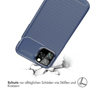 iMoshion Carbon-Hülle für das iPhone 11 Pro Max - Blau