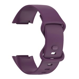 iMoshion Silikonband für die Fitbit Charge 5 / Charge 6 - Größe L - Violett