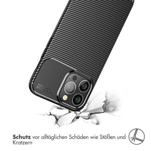 iMoshion Carbon-Hülle für das iPhone 13 Pro Max - Schwarz
