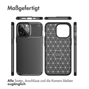 iMoshion Carbon-Hülle für das iPhone 14 Pro Max - Schwarz
