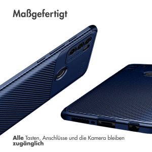 iMoshion Carbon-Hülle für das Motorola Moto G50 - Blau