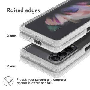 Accezz Xtreme Impact Backcover für das Samsung Galaxy Z Fold 4 - Transparent