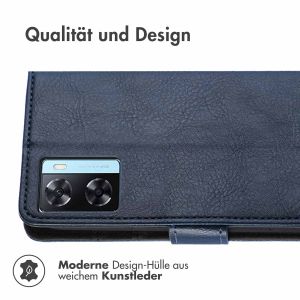 iMoshion Luxuriöse Klapphülle für das Oppo A57(s) - Dunkelblau