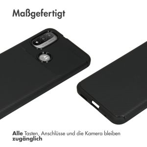 iMoshion Carbon-Hülle für das Motorola E20 / E30 / E40 - Schwarz
