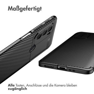 iMoshion Carbon-Hülle für das Motorola Moto G31 - Schwarz