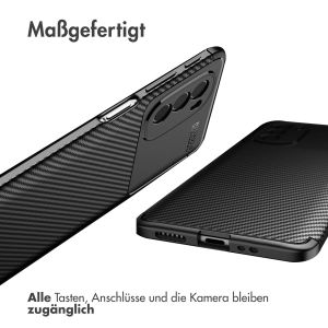 iMoshion Carbon-Hülle für das Motorola Moto G41 - Schwarz
