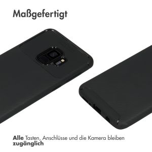 iMoshion Carbon-Hülle für das Samsung Galaxy S9 - Schwarz