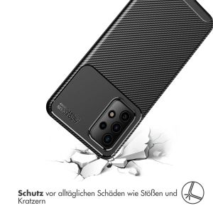 iMoshion Carbon-Hülle für das Samsung Galaxy A52(s) (5G/4G) - Schwarz