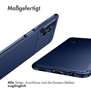 iMoshion Carbon-Hülle für das Samsung Galaxy A13 4G - Blau
