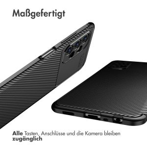 iMoshion Carbon-Hülle für das Samsung Galaxy A13 4G - Schwarz