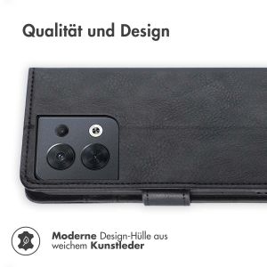 iMoshion Luxuriöse Klapphülle für das Oppo Reno 8 5G - Schwarz