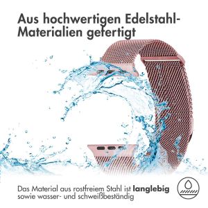 iMoshion Mailändische Magnetarmband für die Apple Watch Series 1-9 / SE - 38/40/41 mm - Größe S - Rosa