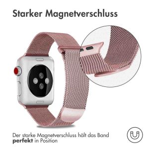 iMoshion Mailändische Magnetarmband für die Apple Watch Series 1-9 / SE - 38/40/41 mm - Größe M - Rosa