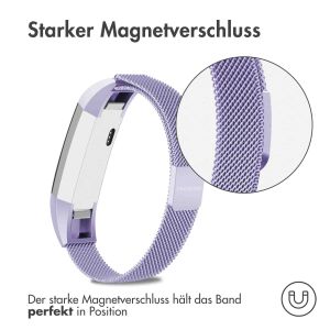 iMoshion Mailändische Magnetarmband für das Fitbit Alta (HR) - Größe S - Violett