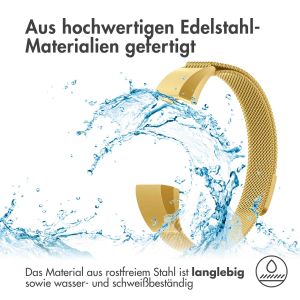 iMoshion Mailändische Magnetarmband für das Fitbit Alta (HR) - Größe M - Gold