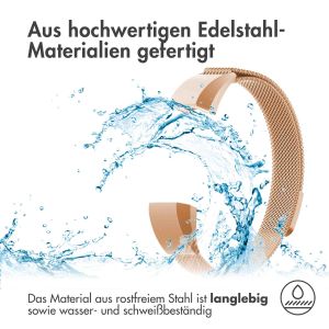 iMoshion Mailändische Magnetarmband für das Fitbit Alta (HR) - Größe M - Rose Gold