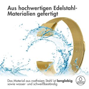 iMoshion Mailändische Magnetarmband für das Fitbit Charge 2 - Größe M - Gold