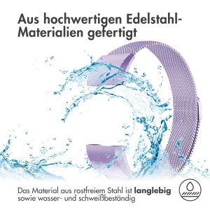 iMoshion Mailändische Magnetarmband für das Fitbit Charge 2 - Größe M - Violett