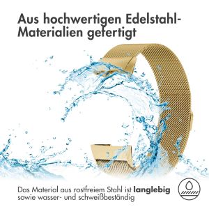 iMoshion Mailändische Magnetarmband für das Fitbit Charge 3 / 4 - Größe S - Gold