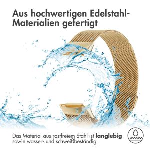 iMoshion Mailändische Magnetarmband für das Fitbit Charge 5 / Charge 6 - Größe S - Gold