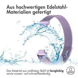 iMoshion Mailändische Magnetarmband für das Fitbit Inspire - Größe S - Violett