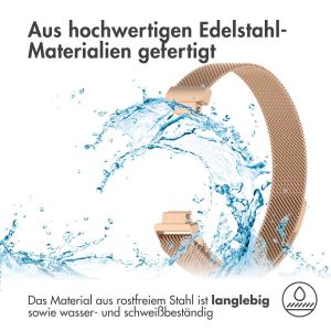 iMoshion Mailändische Magnetarmband für das Fitbit Inspire - Größe S - Rose Gold