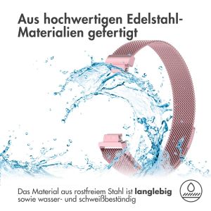 iMoshion Mailändische Magnetarmband für das Fitbit Inspire - Größe S - Rosa