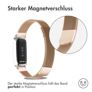 iMoshion Mailändische Magnetarmband für das Fitbit Luxe - Größe S - Rose Gold