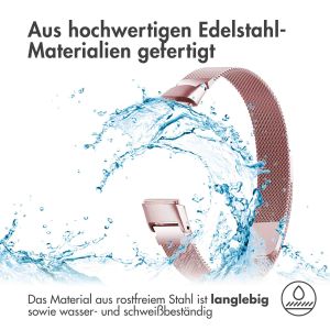 iMoshion Mailändische Magnetarmband für das Fitbit Luxe - Größe M - Rosa