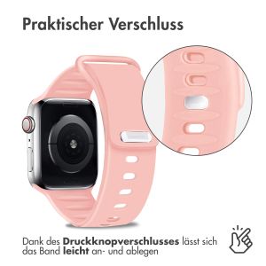 iMoshion Silikonband für das Apple Watch Series 1-9 / SE - 38/40/41mm - Rosa