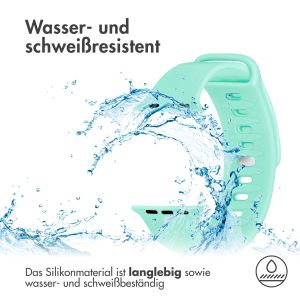 iMoshion Silikonband für das Apple Watch Series 1-9 / SE - 38/40/41mm - Türkis