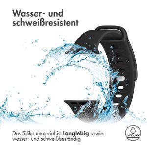 iMoshion Silikonband für das Apple Watch Series 1-9 / SE - 38/40/41mm - Schwarz