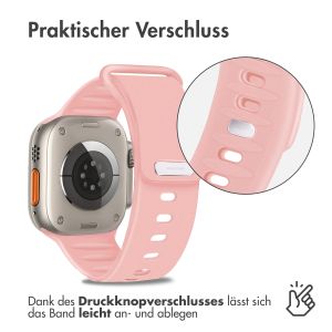 iMoshion Silikonband für das Apple Watch Series 1-9 / SE / Ultra (2) - 42/44/45/49 mm - Rosa