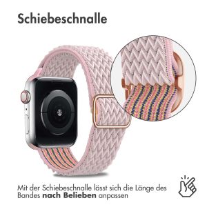 iMoshion Elastische Nylonarmband für das Apple Watch Series 1-9 / SE - 38/40/41mm - Rosa