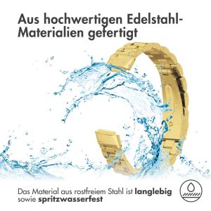 iMoshion Edelstahlarmband für das Fitbit Luxe - Gold