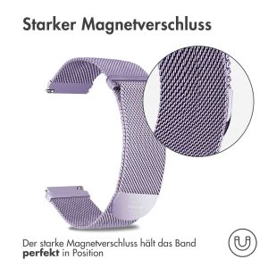 iMoshion Mailändische Magnetarmband - 20-mm-Universalanschluss - Größe S - Violett