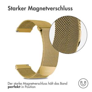 iMoshion Mailändische Magnetarmband - 22-mm-Universalanschluss - Größe S - Gold