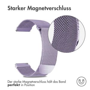 iMoshion Mailändische Magnetarmband - 22-mm-Universalanschluss - Größe S - Violett