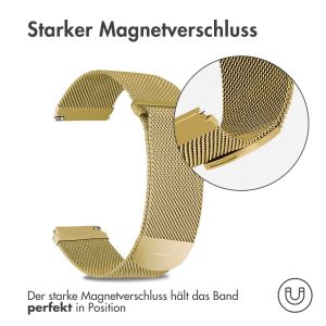 iMoshion Mailändische Magnetarmband - 22-mm-Universalanschluss - Größe M - Gold