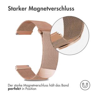 iMoshion Mailändische Magnetarmband - 22-mm-Universalanschluss - Größe M - Rose Gold