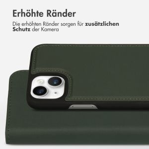 Accezz Premium Leather 2 in 1 Klapphülle für das iPhone 14 Plus - Grün