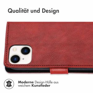 iMoshion Luxuriöse Klapphülle für das iPhone 14 - Rot