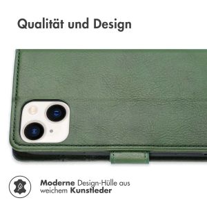 iMoshion Luxuriöse Klapphülle für das iPhone 14 - Grün